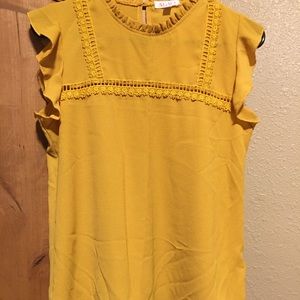 Yellow floral Blouse